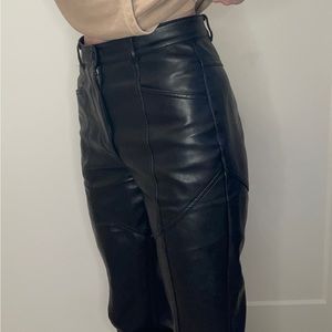 Aritzia Wilfred leather pants